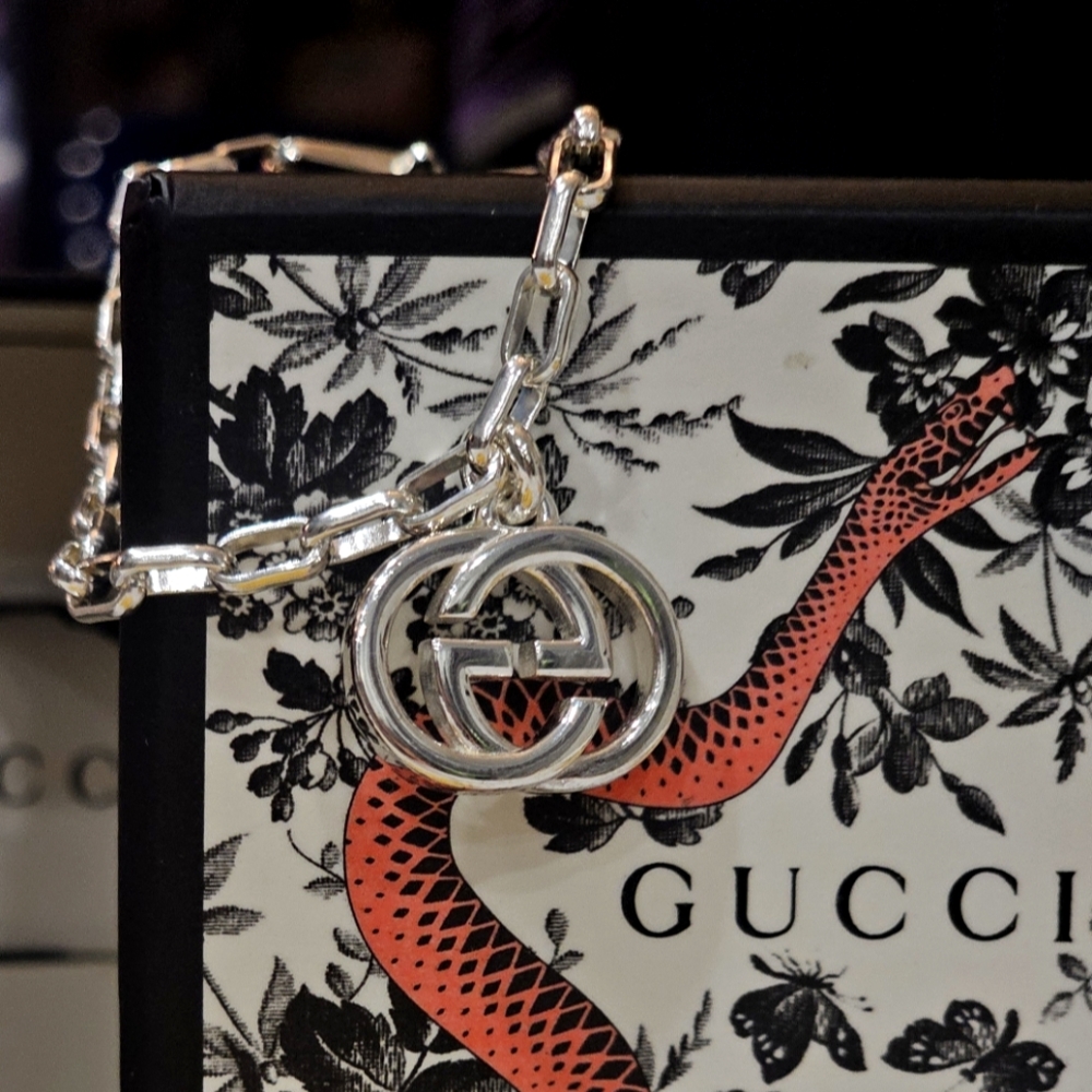 Gucci Sterling Silver Interlocking G bracelet NWT